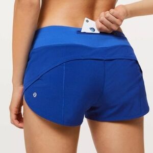 lululemon athletica Women's Royal Blue Athletic Shorts